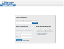 Tablet Screenshot of fabricadecolchoes.simuladorcoliseum.com.br